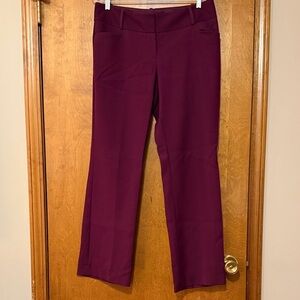 The Limited Women's Deep Burgundy Trousers
